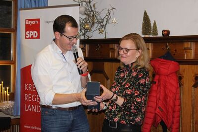 Rainer Hummel mit Mariette Eder