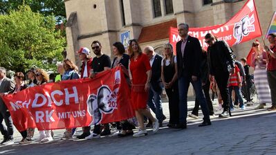 SPD bei der 1. Mai Kundgebungh