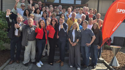 Silvia Gross mit Kreisverband - Foto U. Hildebrand