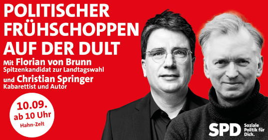 Von Brunn und Springer auf der Dult