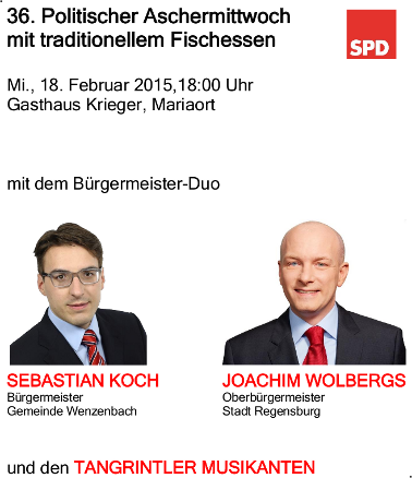 Politischer Aschermittwoch mit Koch und Wolbergs