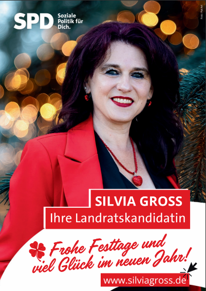 Silvia Gross wünscht frohe Weihnachten